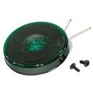 Lanterna Lateral Frontal Redonda Led Verde Bivolt Modelo Randon 66mm Sem Suporte Com chicote - GF7.118VD