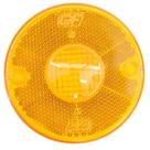 Lanterna Lateral LED Bivolt Amarelo Randon Lente Gf057 Medidas 89 X P22
