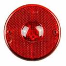 Lanterna Lateral Led Bivolt Vermelho compativel ran don Lente Gf057 Medidas 89 X P22