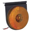 Lanterna lateral LED com haste acoplada Amarelo bivolt com cabos 85mm Lanterna lateral LED com haste acoplada Amarelo bivolt com cabos 85mm