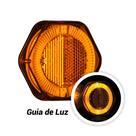 Lanterna Lateral LED Compatível Turn Amarela Guia de Luz Sinalsul