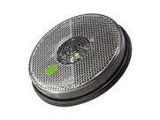 Lanterna Lateral Led Redonda Universal Bivolt Branco - Pradolux - PL0638.41.42 Lanterna Lateral Led Redonda Universal Bivolt Branco - Pradolux - PL0638.41.42