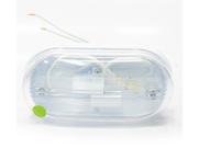 Lanterna Lateral Oval Modelo Mercosul Branco - Pradolux - PL0904.00.22