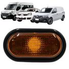 Lanterna Lateral Paralama Clio Kangoo Master 2002 Até 2012 Ambar Moldura Preta