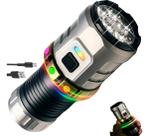 Lanterna Led B-max Com Giro 360 E Ímã Magnético Ip54 Branco Preto WS-688