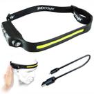 Lanterna Led Cabeça Headlamp Shocklight Trilha Recarregável
