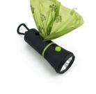 Lanterna LED com Dispenser de Sacos de Lixo para Passeios com Pets