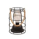 Lanterna led de metal alimentada por bateria, luz sem fio com lâmpada estilo edsion led. Ótimo para casamentos, festas, pátio, eventos para ambientes fechados