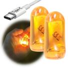 Lanterna LED DoKeep DOKEEP USB Mini à prova d'água EDC, pacote com 2