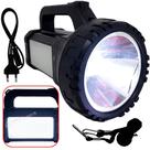Lanterna LED Farolete Holofote Turbo 20W Super Potente Recarregável DP7320
