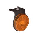 Lanterna Led Lateral 66Mm Com Conector Haste Amarelo Em Acrilico Bivolt