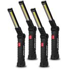 Lanterna LED Lmaytech, pacote com 4 lâmpadas de trabalho recarregáveis, 5 modos