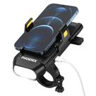 Lanterna Led para Bike Bicicleta a Prova Dagua Dianteira com Buzina e Power Bank Recarregavel
