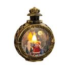 Lanterna LED Portátil De Natal, Decoração De Luzes De Vento Com Papai Noel E Árvore De Natal 2025