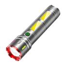 Lanterna LED recarregável com luz de trabalho lateral COB