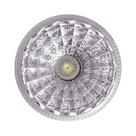 Lanterna led redonda sem suporte lente lisa - Cristal