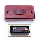 Lanterna Led retangular refletiva Carretas / Furgões Vermelho - Pradolux