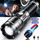 Lanterna LED Tática Militar 100000 Lúmens Recarregável IPX6 Pesca Camping Emergência Lanterna LED Tática Militar 100000 Lúmens Recarregável IPX6 Pesca Camping Emergência