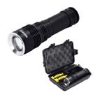 Lanterna Led Tática Recarregável Portátil Potente Duração Compacta Militar Doméstica P/ Camping Trilha Pesca Luz Forte
