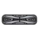 Lanterna Led Traseira Máscara Negra Seta Sequencial 24v 1Un