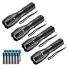 Lanterna LED Whaply 1000 lúmens com pilhas AAA, pacote com 4