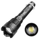 Lanterna LED XHP160, tocha com zoom recarregável