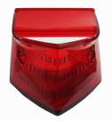 Lanterna Lente Cb 300 Xre 300 Cristal Vermelha Ou Fumê