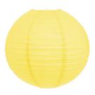 Lanterna Luminária de Papel Oriental Amarela - 30cm