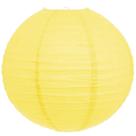 Lanterna Luminária de Papel Oriental Amarela - 35cm