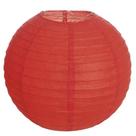 Lanterna Luminária de Papel Oriental Vermelha - 35cm