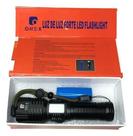 Lanterna Manual Recarregável 75W ONEX LAN-7005 - LED Tático com Modos de Iluminação