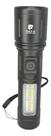 Lanterna Manual Recarregável LED 80W ONEX LAN-7034 com Zoom e Modos de Iluminação