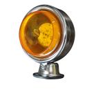Lanterna Maria Bojuda Cromada Amarelo em LED 12v 24v Bivolt Foguinho Amil
