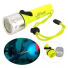 Lanterna Mergulho Led Potente Prova Água Até 20 Metros Alça Cor da lanterna Amarelo Cor da luz Branc