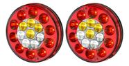Lanterna Multifunção 18 Leds Pós Freio C/ Chicote - 2038