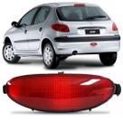 Lanterna Neblina Acrilico Parachoque Traseiro Peugeot 206 1999 A 2010