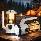 Lanterna para Acampamento Recarregável Tipo C LED Longo Alcance Gancho Metal Bateria ON-LT023
