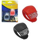 Lanterna para bicicleta com 2 pecas 4 leds a bateria na cartela - WESTERN