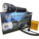 Lanterna para mergulho ws-728 jws 530000 lumes