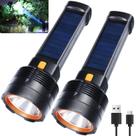 Lanterna Queena, pacote com 2 LED, recarregável, 100000 lúmens