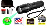 Lanterna Recarregável Police Com Zoom LED Original L2 Com 2.600.000 Lumens - Made in Usa