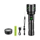 Lanterna Recarregável Super Potente Com Zoom De 3000M Para Camping Ao Ar Livre E Emergências