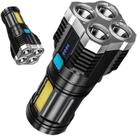 Lanterna Recarregável USB 4 LED Alto Lúmen