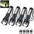 Lanterna recarregável ZioeYiue High Lumens, 7 modos, pacote com 4 Lanterna recarregável ZioeYiue High Lumens, 7 modos, pacote com 4