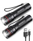 Lanterna RECHOO G1000 recarregável High Lumens, pacote com 2