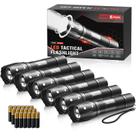 Lanterna RECHOO SFL007 LED High Lumens, pacote com 6 unidades, impermeável Lanterna RECHOO SFL007 LED High Lumens, pacote com 6 unidades, impermeável