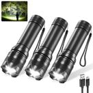 Lanterna Rufykiri recarregável High Lumens, pacote com 3 Lanterna Rufykiri recarregável High Lumens, pacote com 3