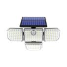 Lanterna Solar Ajustável 182/112 LED Para Iluminação Externa De Garagem, Jardim E Quintal Com 3