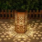 Lanterna solar ao ar livre Opjoy Butterfly Garden Decor IP65