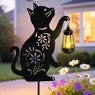 Lanterna solar Cat Hanging Lantern Yulloyello Waterproof Outdoor Lantern